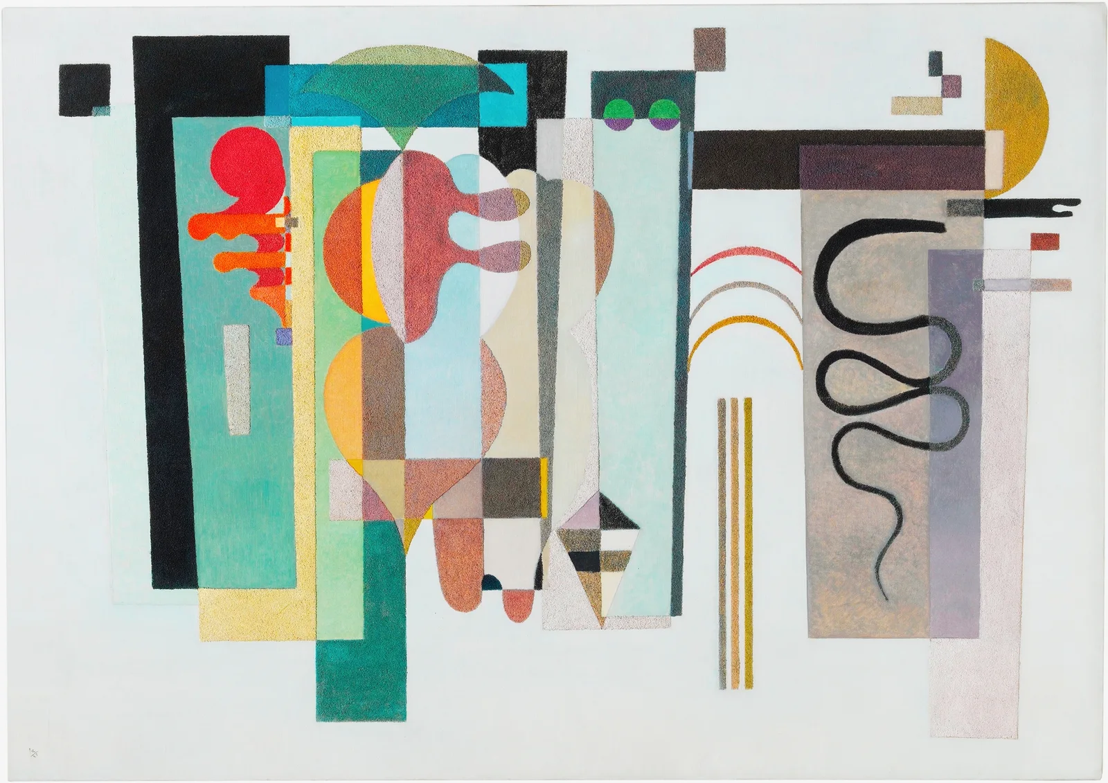 Two Green Points av Wassily Kandinsky