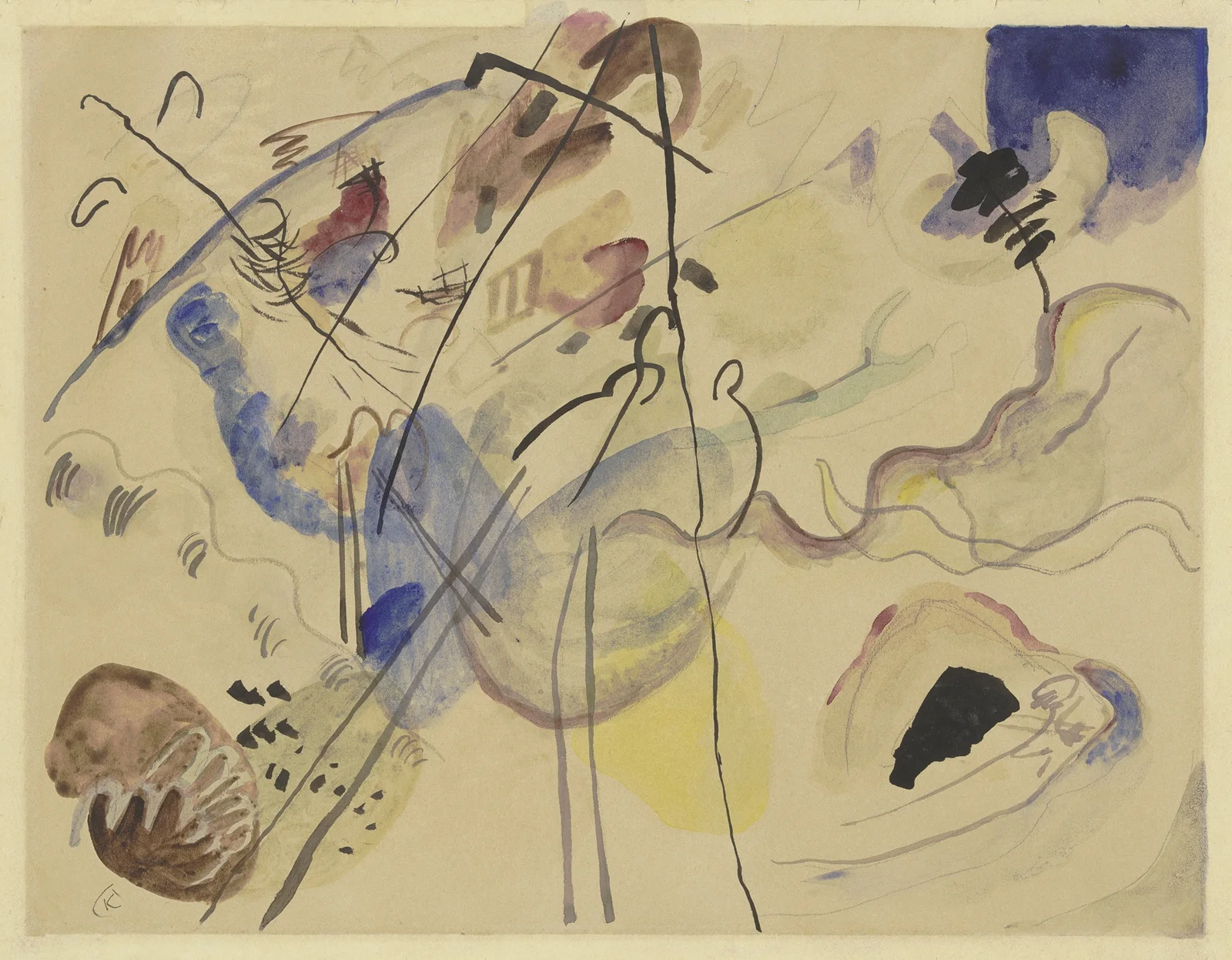 Untitled (Improvisation) av Wassily Kandinsky