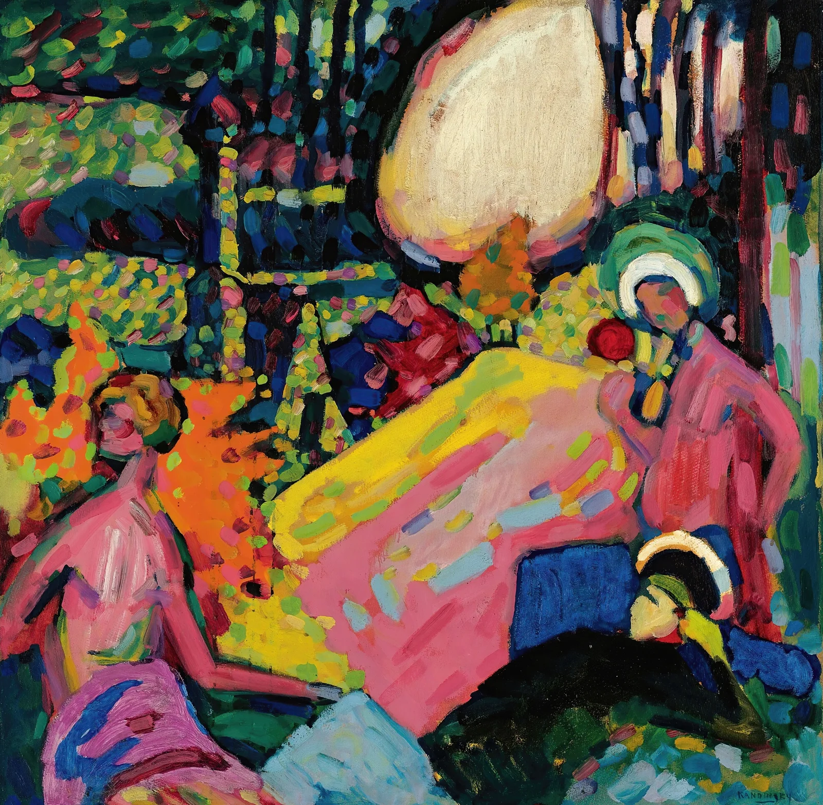 Weisser Klang (White Sound) av Wassily Kandinsky