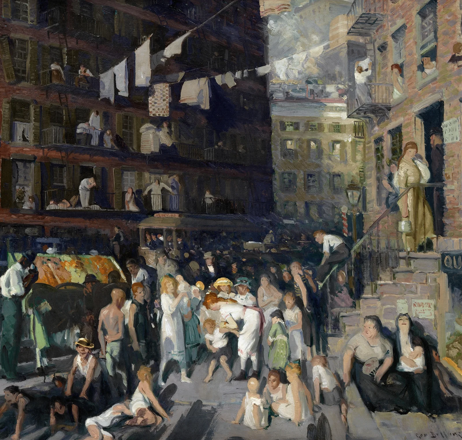Cliff Dwellers av George Wesley Bellows