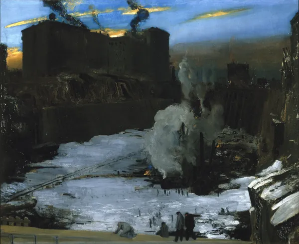 Pennsylvania Station Excavation av George Wesley Bellows