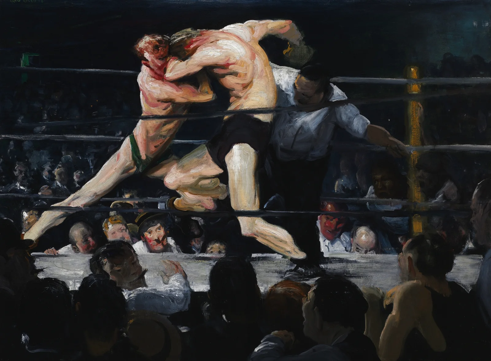 Stag at Sharkey’s av George Wesley Bellows
