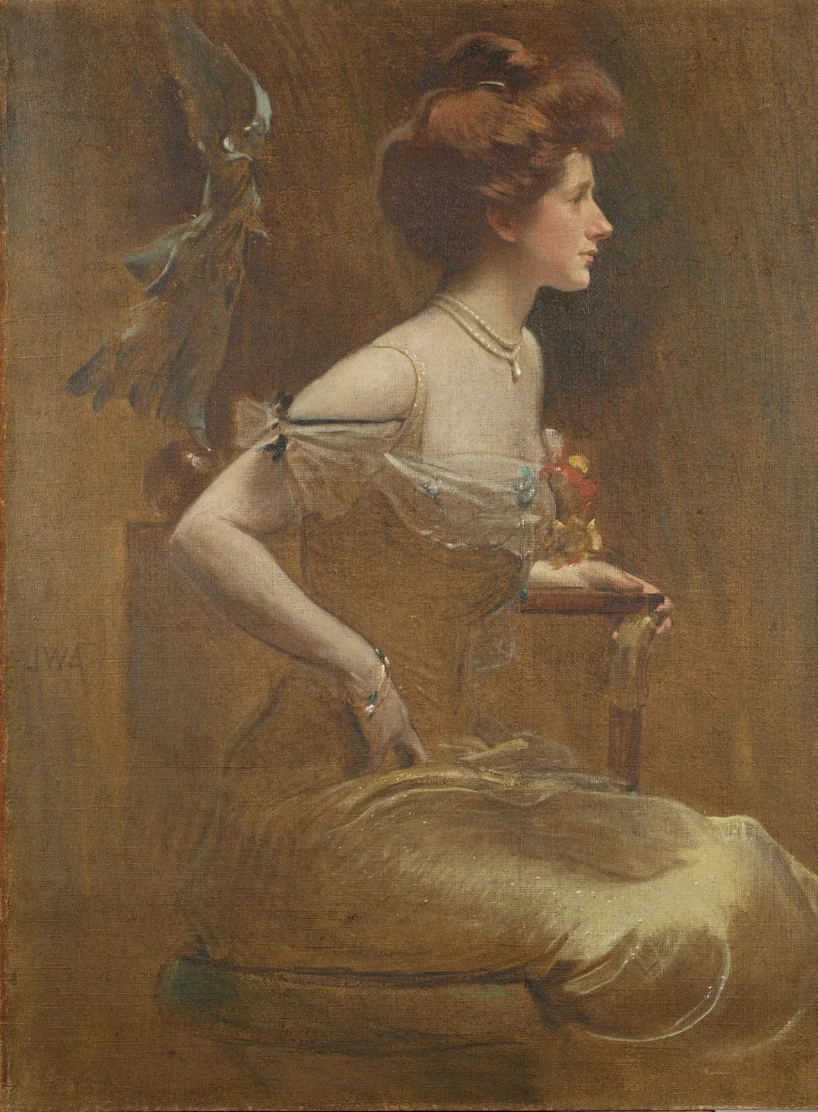 Mrs. Thomas Hastings av John White Alexander