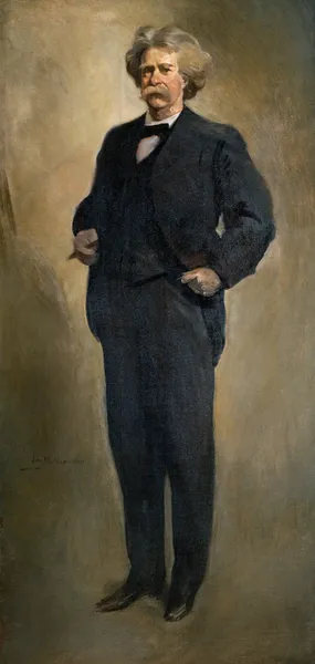 Portrait of Samuel L. Clemens (Mark Twain) av John White Alexander