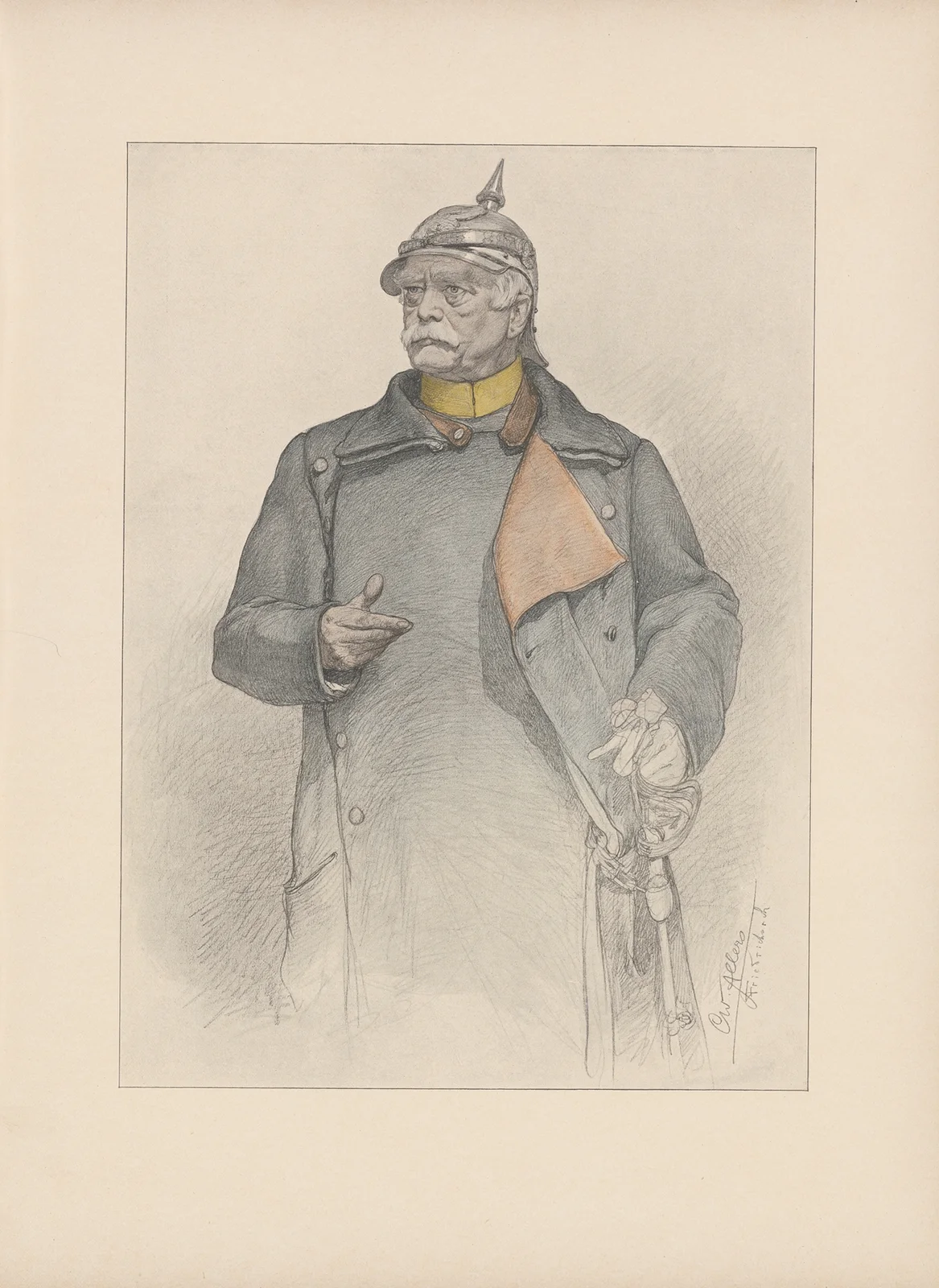 Unser Bismarck Pl.119 av Christian Wilhelm Allers
