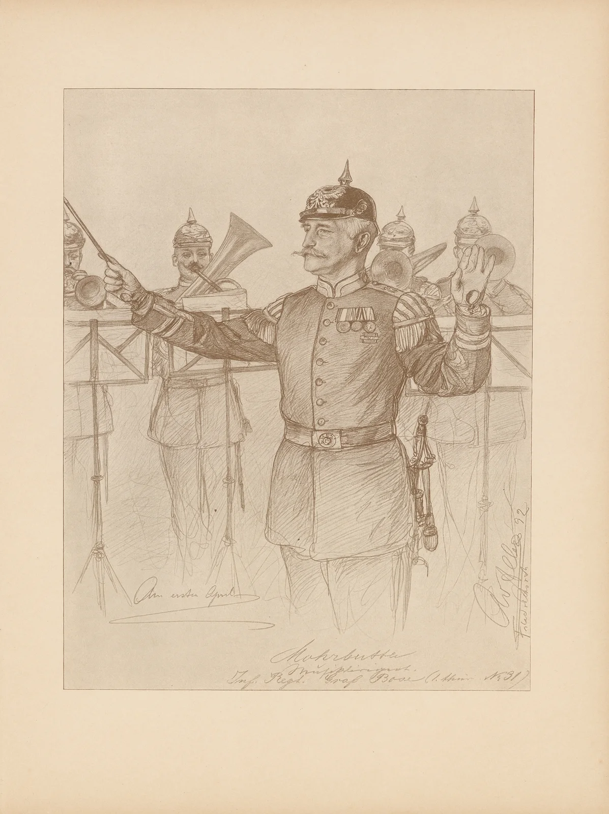 Unser Bismarck Pl.137 av Christian Wilhelm Allers