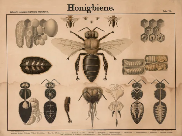 Honigbiene av Wilhelm Bauer