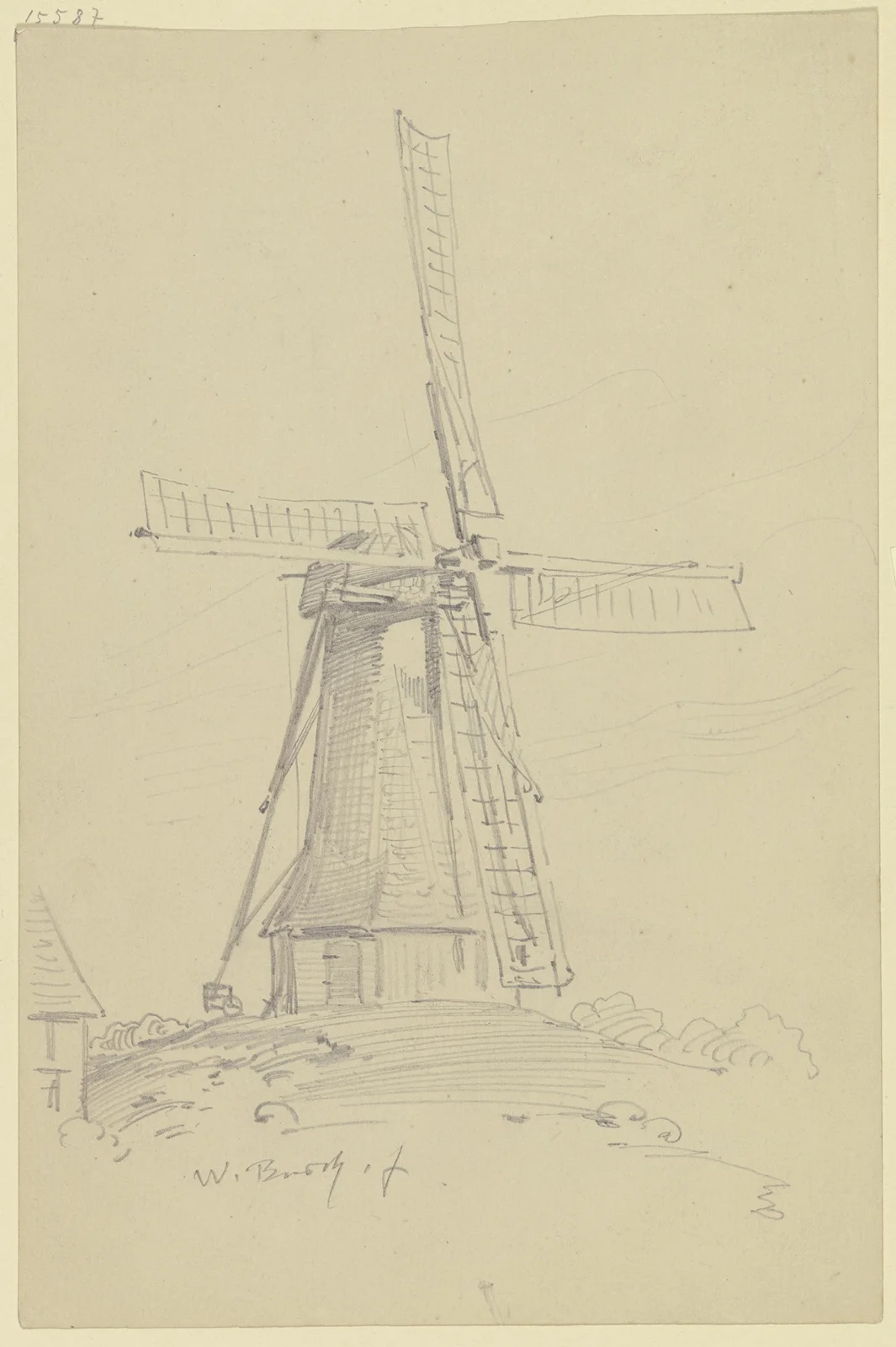 Dutch windmill av Wilhelm Busch