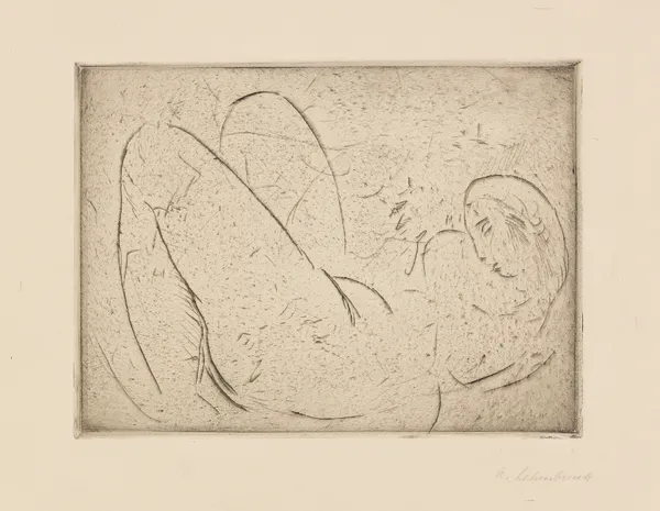Liegendes Weib av Wilhelm Lehmbruck