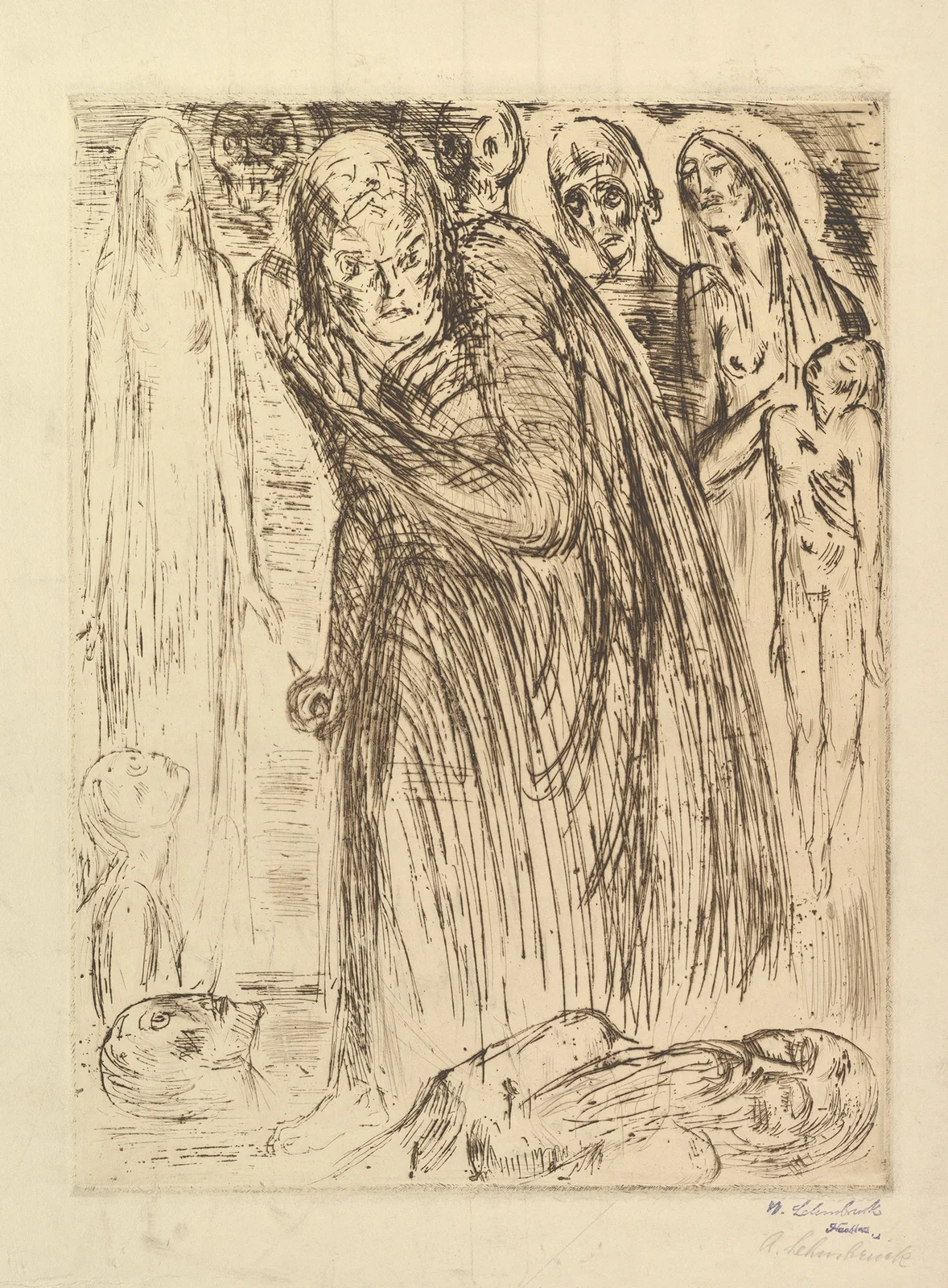 Macbeth IV av Wilhelm Lehmbruck