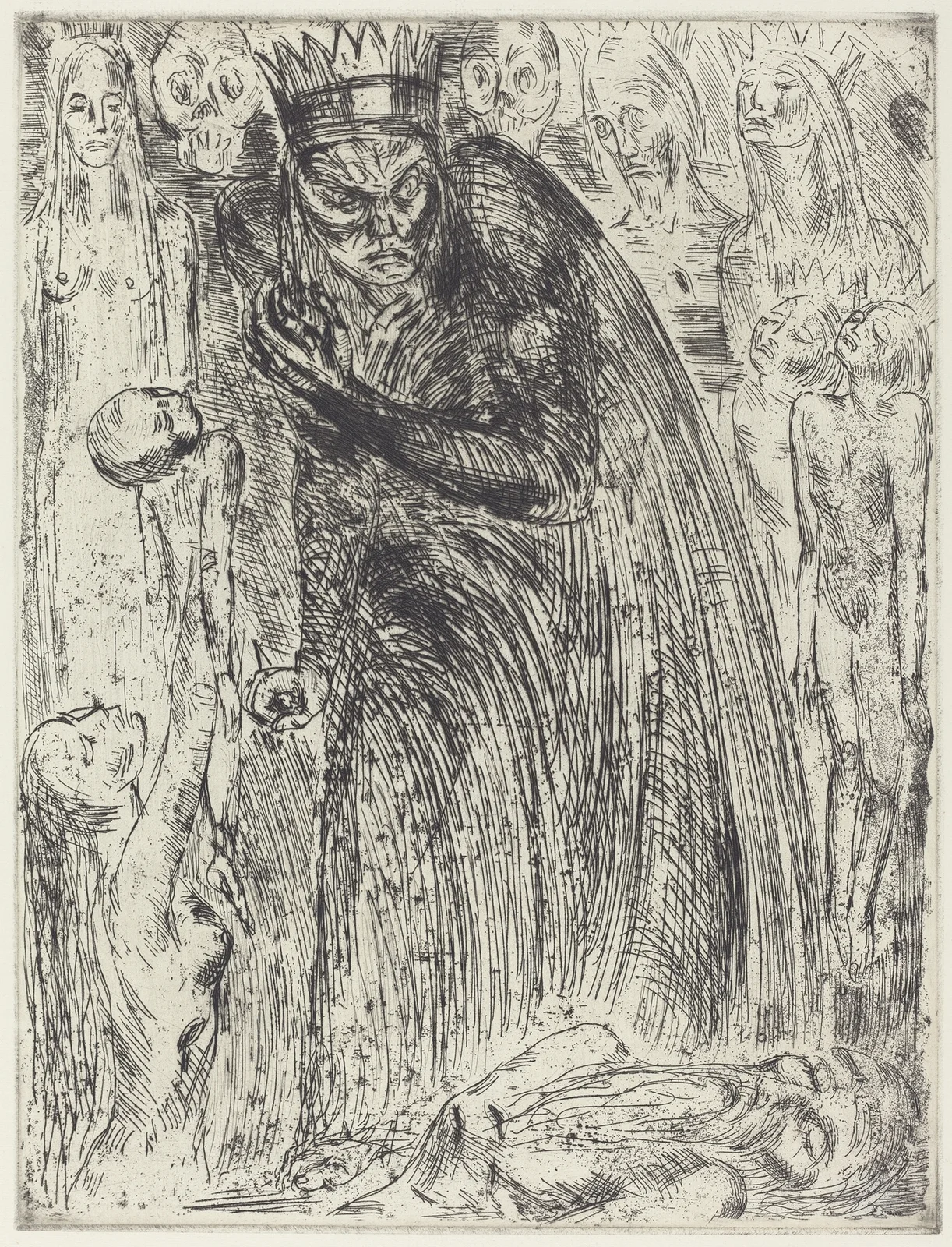 Macbeth V (The Vision of Lady Macbeth) av Wilhelm Lehmbruck