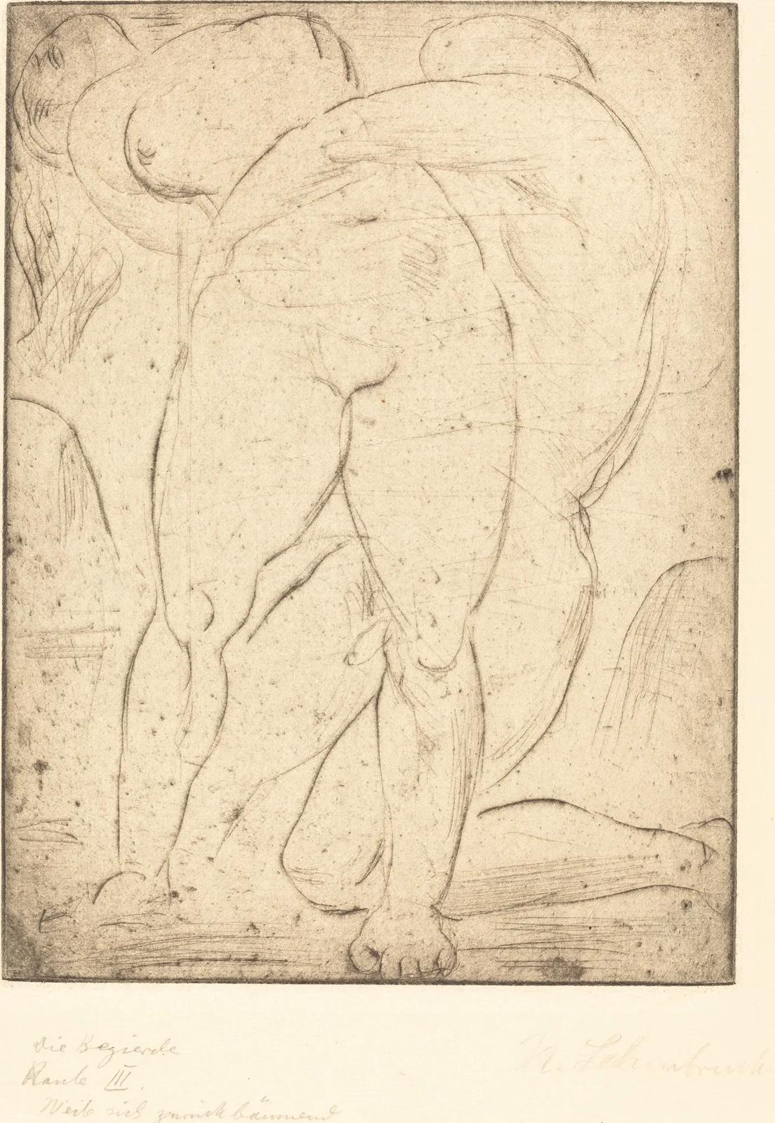 Passion II (Leidenschaft II) av Wilhelm Lehmbruck