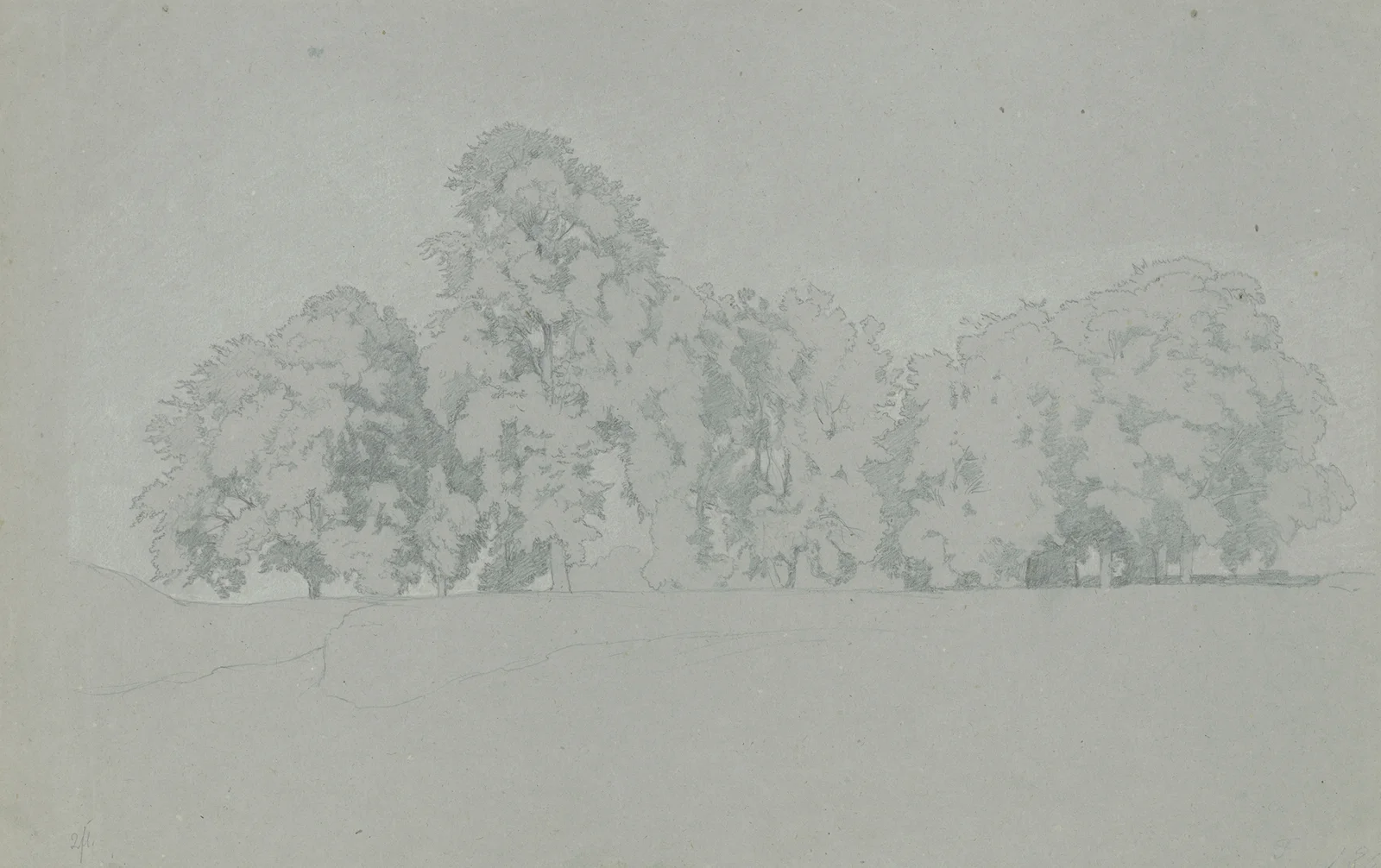 A grove av Johann Wilhelm Schirmer