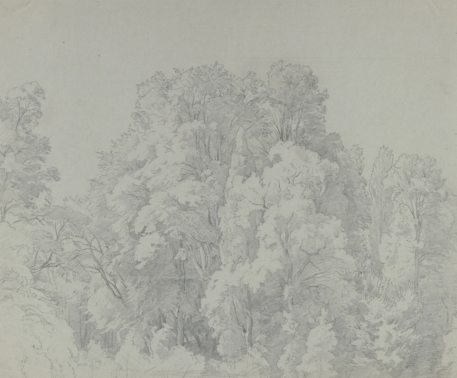 Forest section av Johann Wilhelm Schirmer