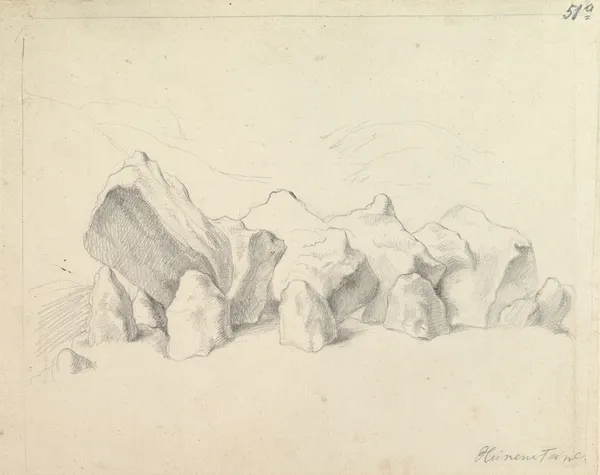 A Prehistoric Stone Circle on a Mound, an Extensive Landscape Beyond – nr 2 av Johann Heinrich Wilhelm Tischbein