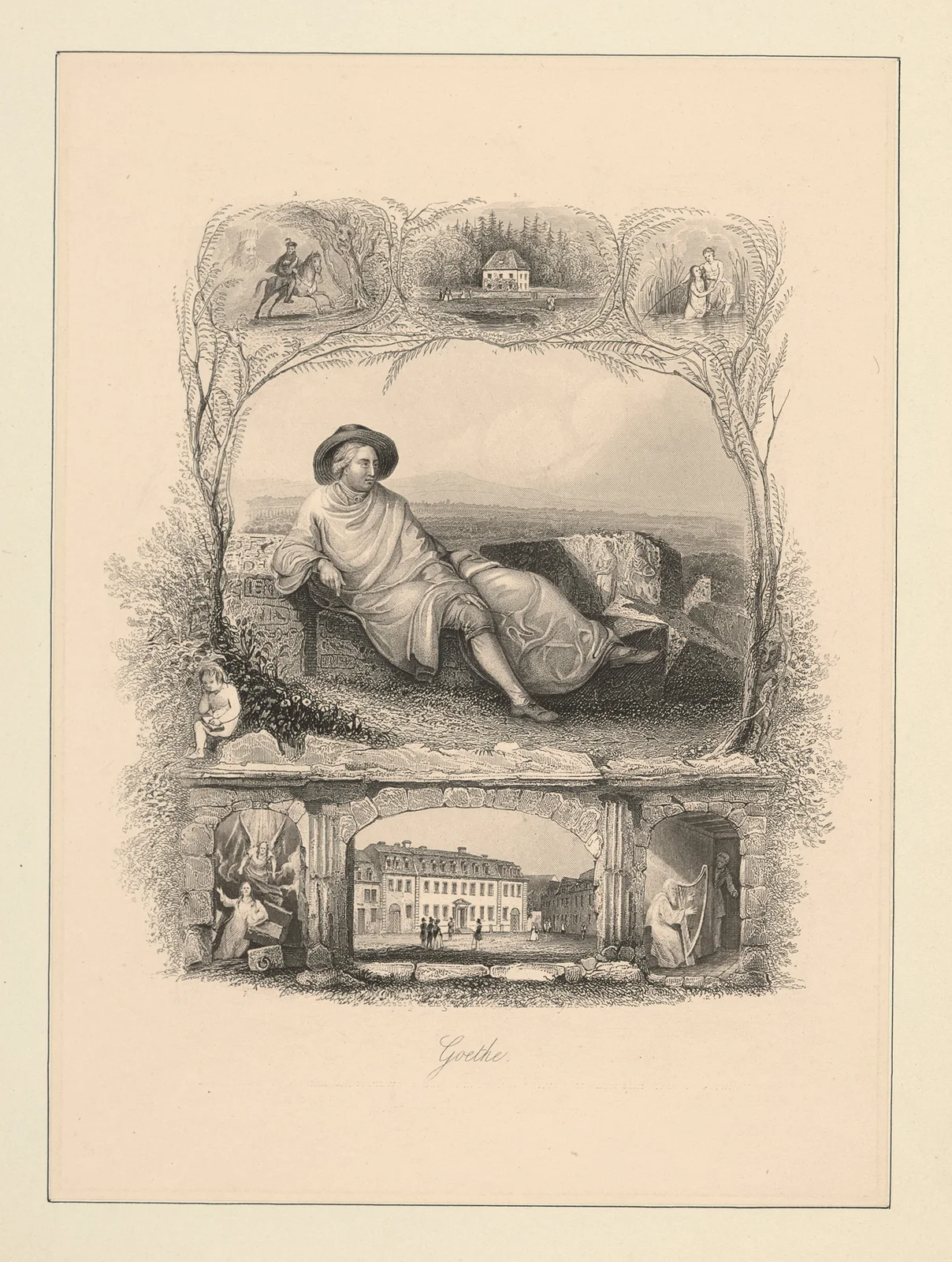 Goethe av Johann Heinrich Wilhelm Tischbein