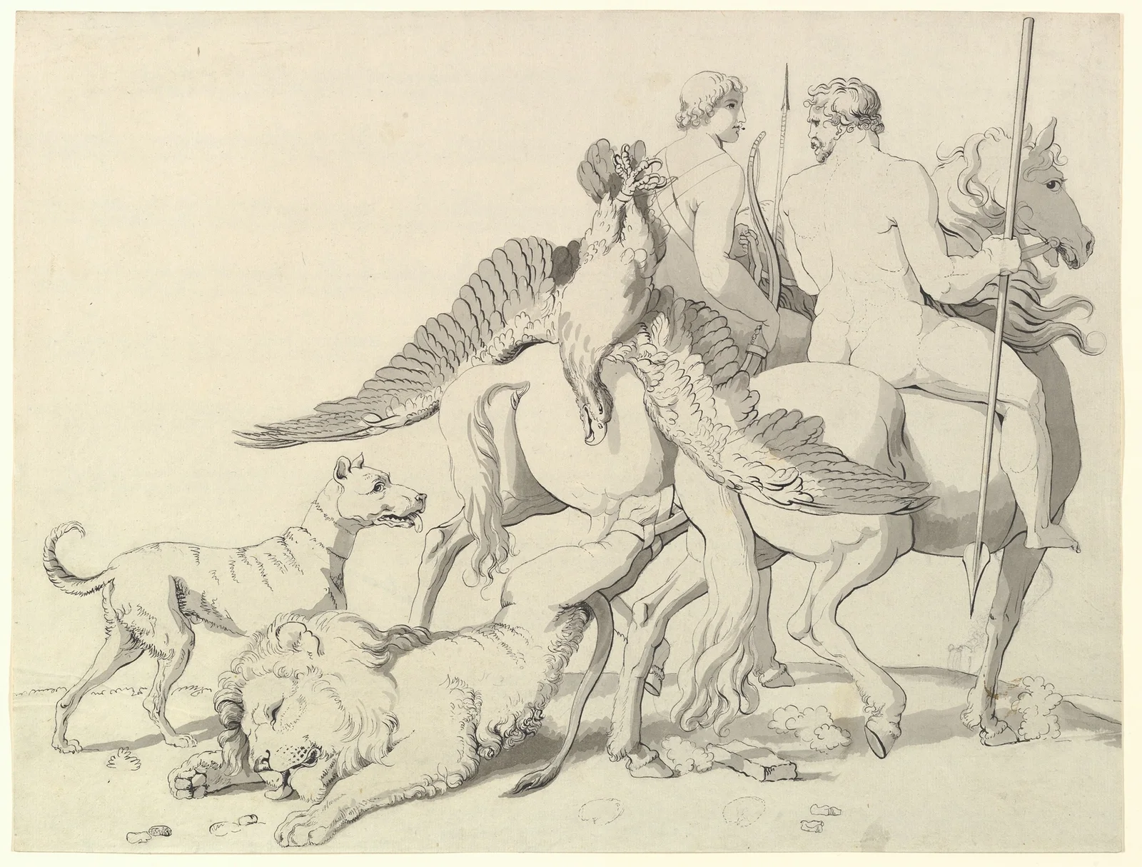 Man’s Fortitude av Johann Heinrich Wilhelm Tischbein