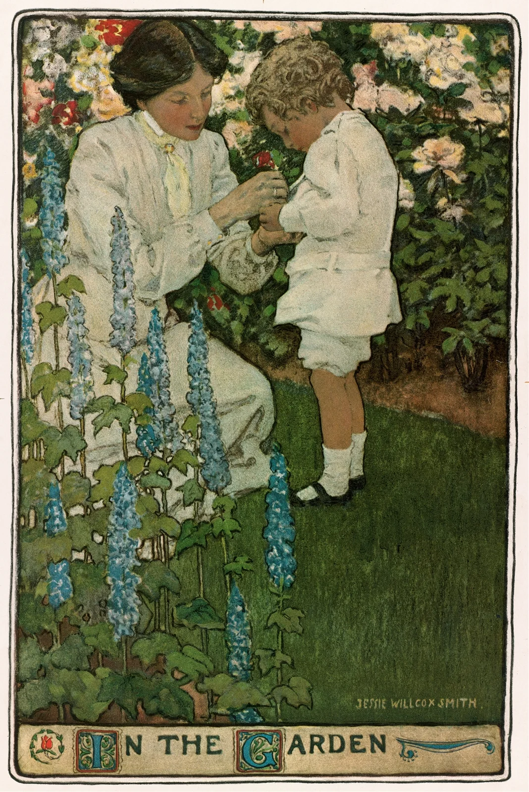 In the Garden av Jessie Willcox Smith