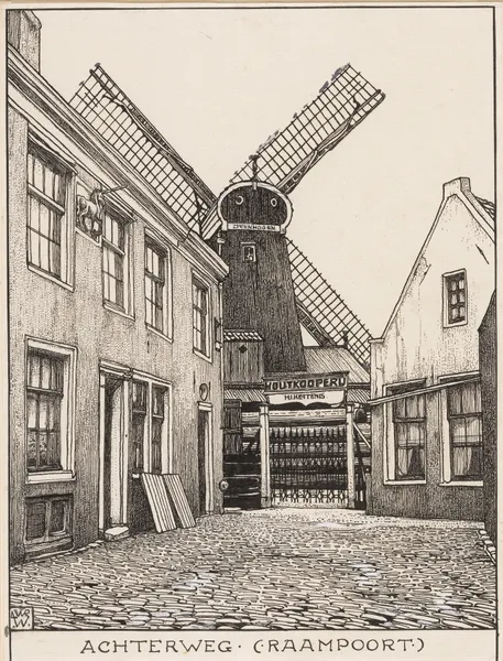 De Achterweg, Raampoort te Amsterdam av Willem Wenckebach