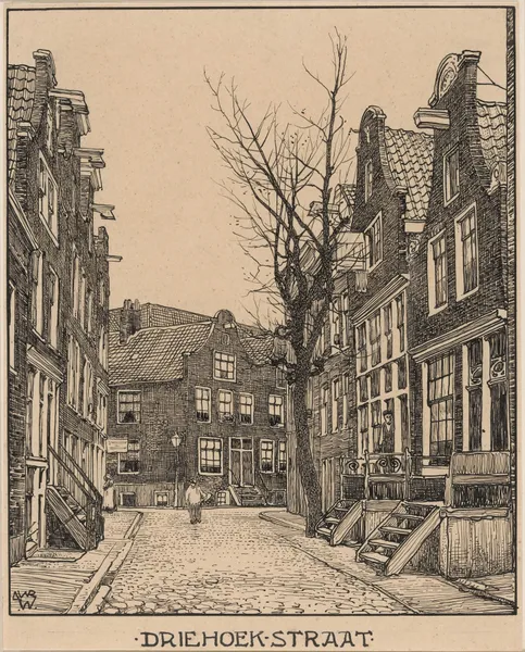 Driehoekstraat te Amsterdam av Willem Wenckebach