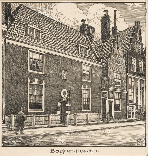 Het Bossche Hofje te Amsterdam av Willem Wenckebach