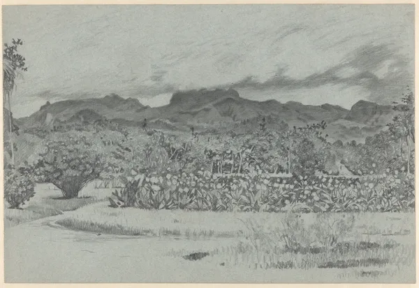 Indisch landschap av Willem Witsen