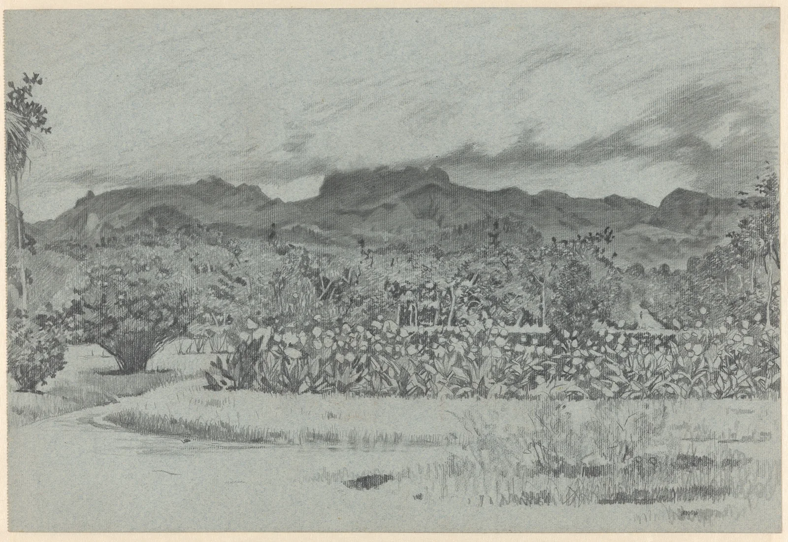 Indisch landschap av Willem Witsen