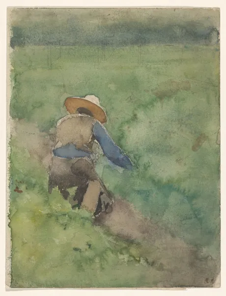 Maaier in weiland av Willem Witsen