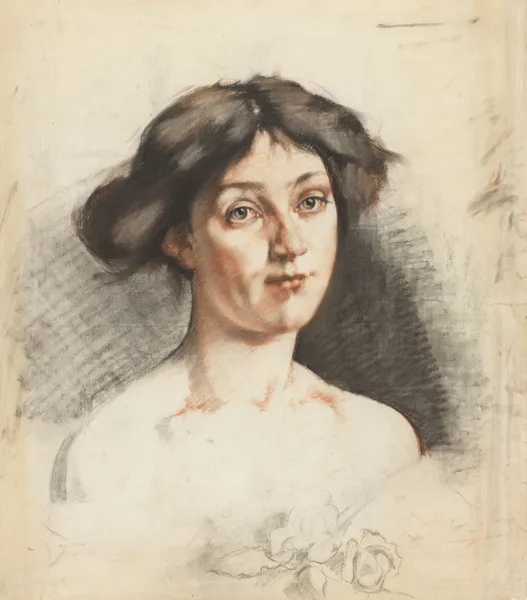 Portret van Onny van Spingler av Willem Witsen