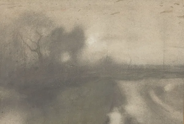 Schemerlandschap av Willem Witsen