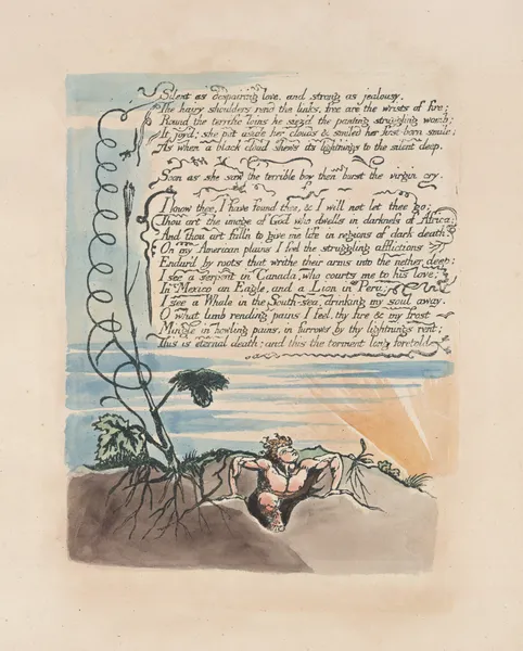 America, a prophecy Pl.04 av William Blake
