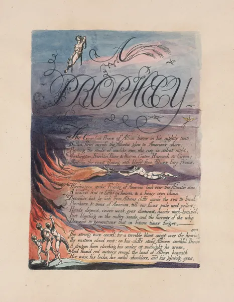 America, a prophecy Pl.05 av William Blake