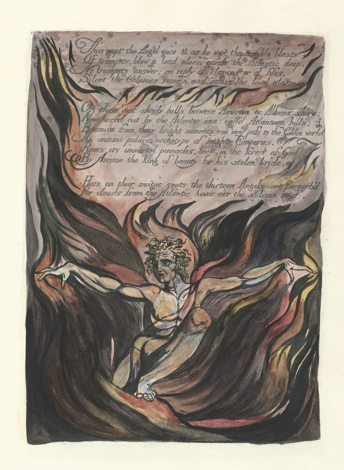 America, a Prophecy – nr 1 av William Blake