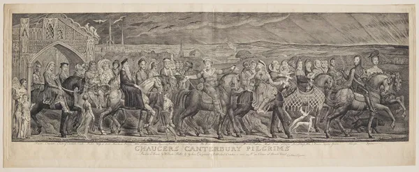 Chaucer’s Canterbury Pilgrims av William Blake