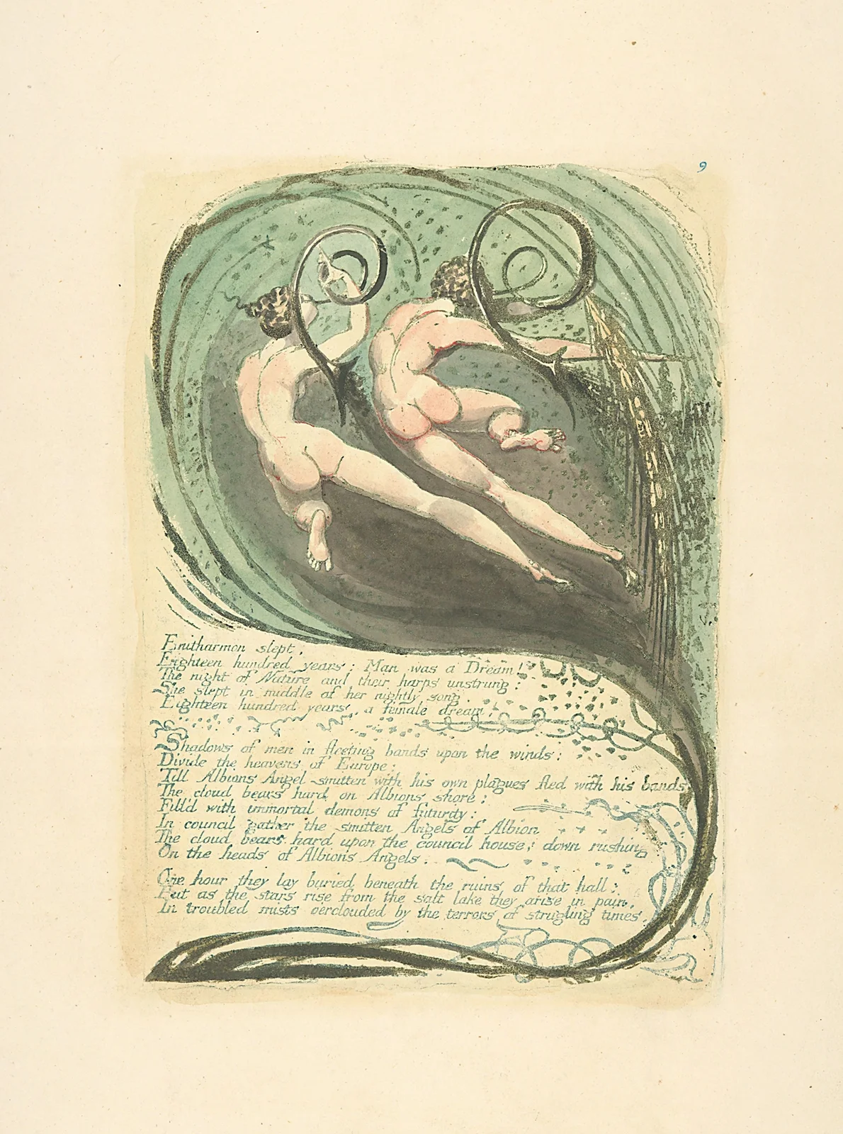 Enitharmon slept,… av William Blake