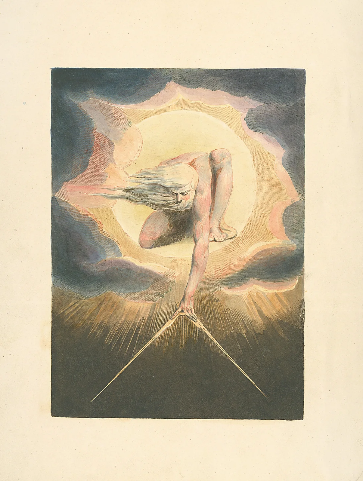 Europe; a Prophecy – Frontispiece av William Blake