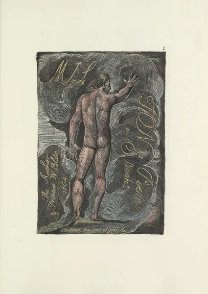 Milton, a poem in 2 books Pl.01 av William Blake