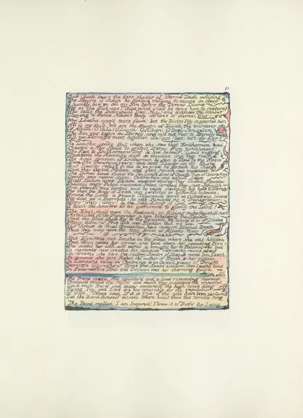 Milton, a poem in 2 books Pl.11 av William Blake