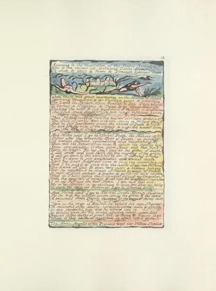 Milton, a poem in 2 books Pl.12 av William Blake
