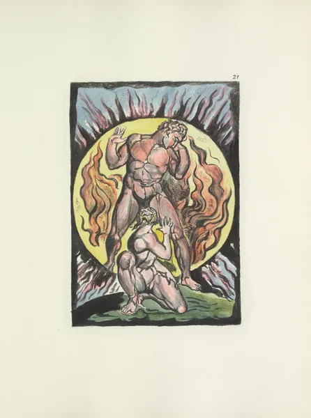 Milton, a poem in 2 books Pl.21 av William Blake