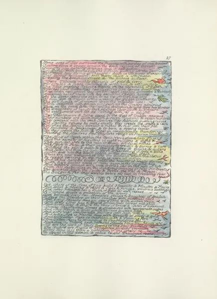 Milton, a poem in 2 books Pl.27 av William Blake
