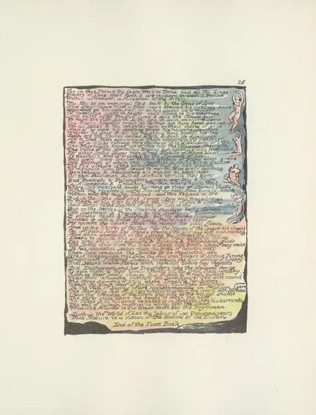 Milton, a poem in 2 books Pl.28 av William Blake
