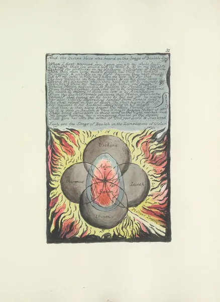 Milton, a poem in 2 books Pl.32 av William Blake