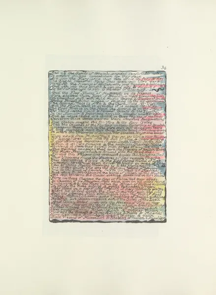 Milton, a poem in 2 books Pl.34 av William Blake