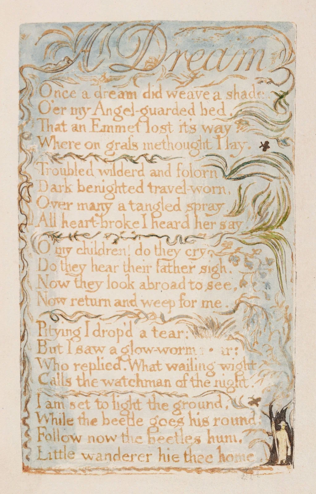 Pl. 15 – A Dream av William Blake