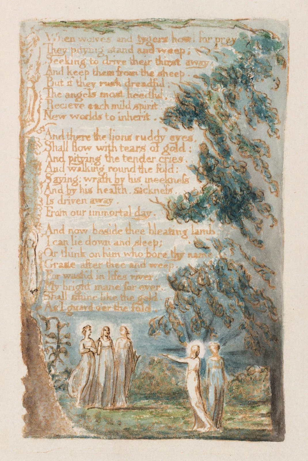 Pl. 19 – Night av William Blake
