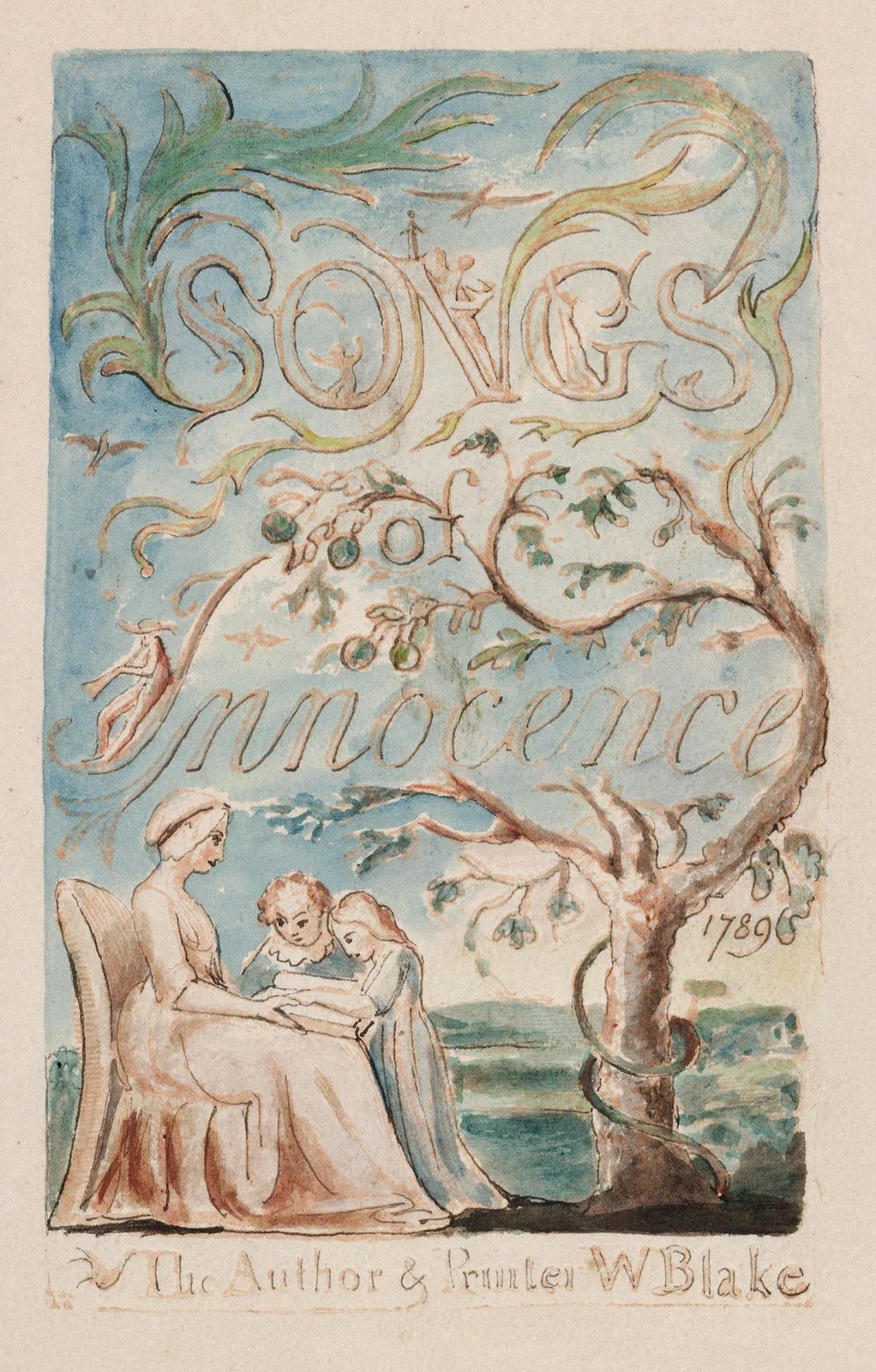 Pl. 2 – title page av William Blake