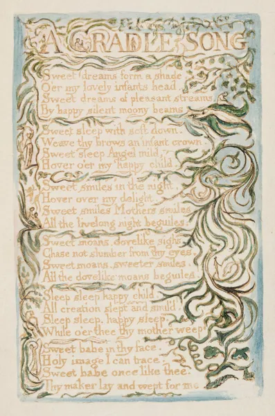 Pl. 26 – A Cradle Song av William Blake
