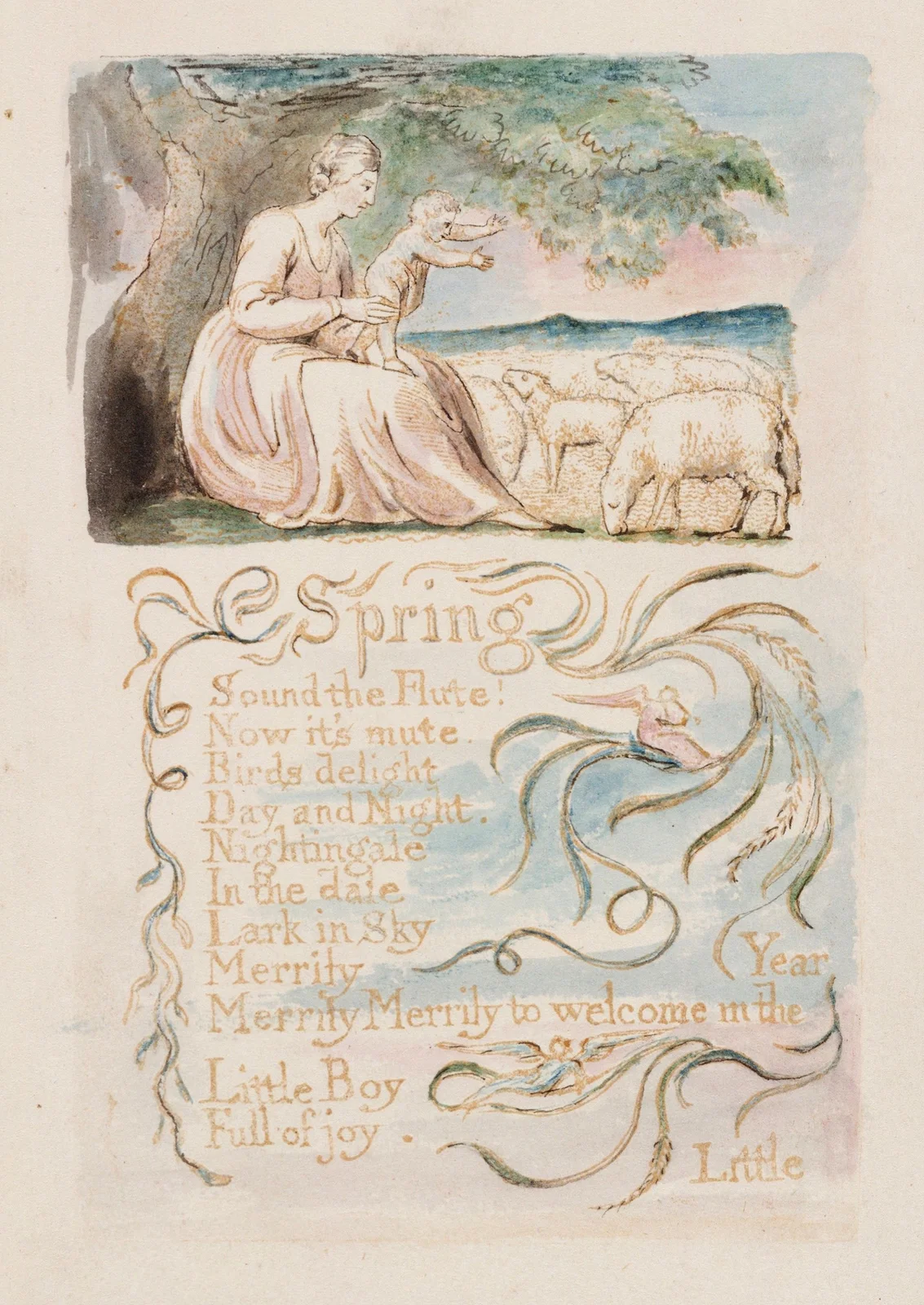 Pl. 7 – Spring av William Blake