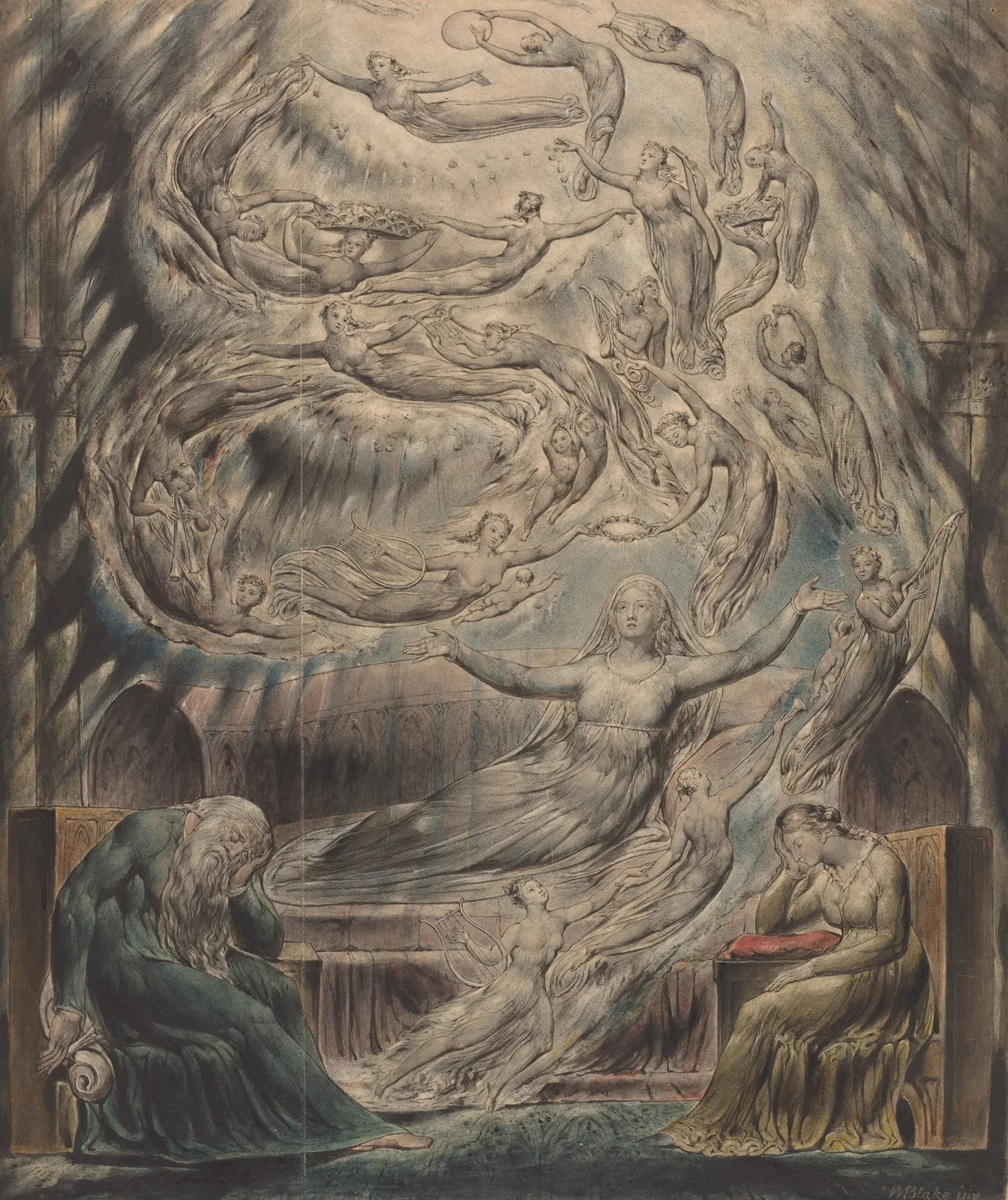 Queen Katherine’s Dream av William Blake
